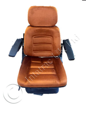 Tan / Brown DS85 Seat Complete with Armrest, Headrest and Suspension – 98200C1, 1981773C1, 1981774C1, 98202C1, 98209C1, 98704C1, 98205C1